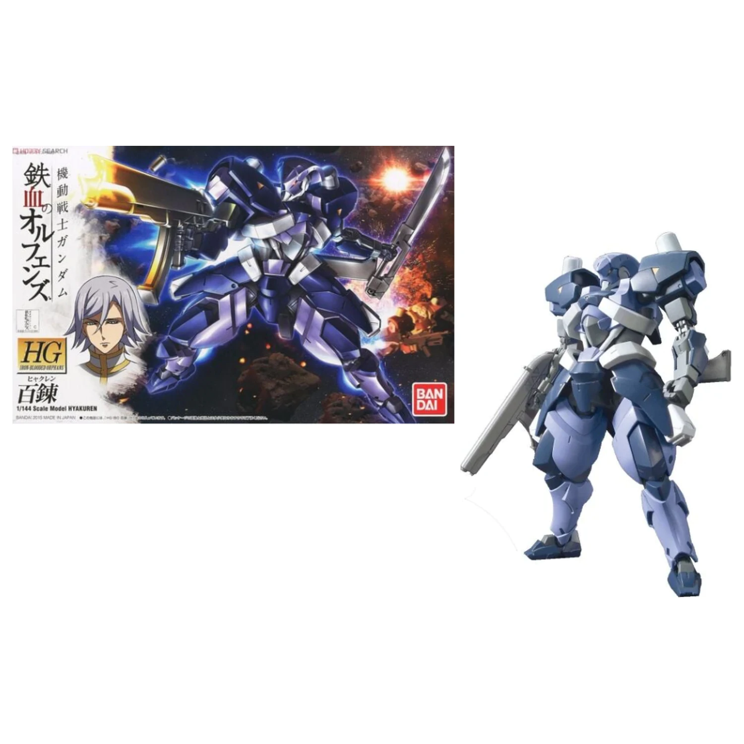 GUNDAM HG 1/144 Hyakuren Komplet modela fotografija proizvoda