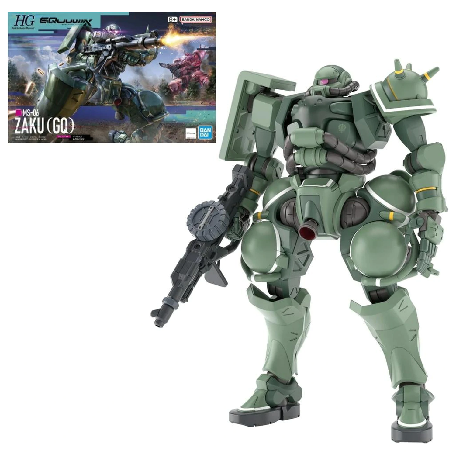 GUNDAM HG 1/144 Zaku (GQ) Komplet modela fotografija proizvoda