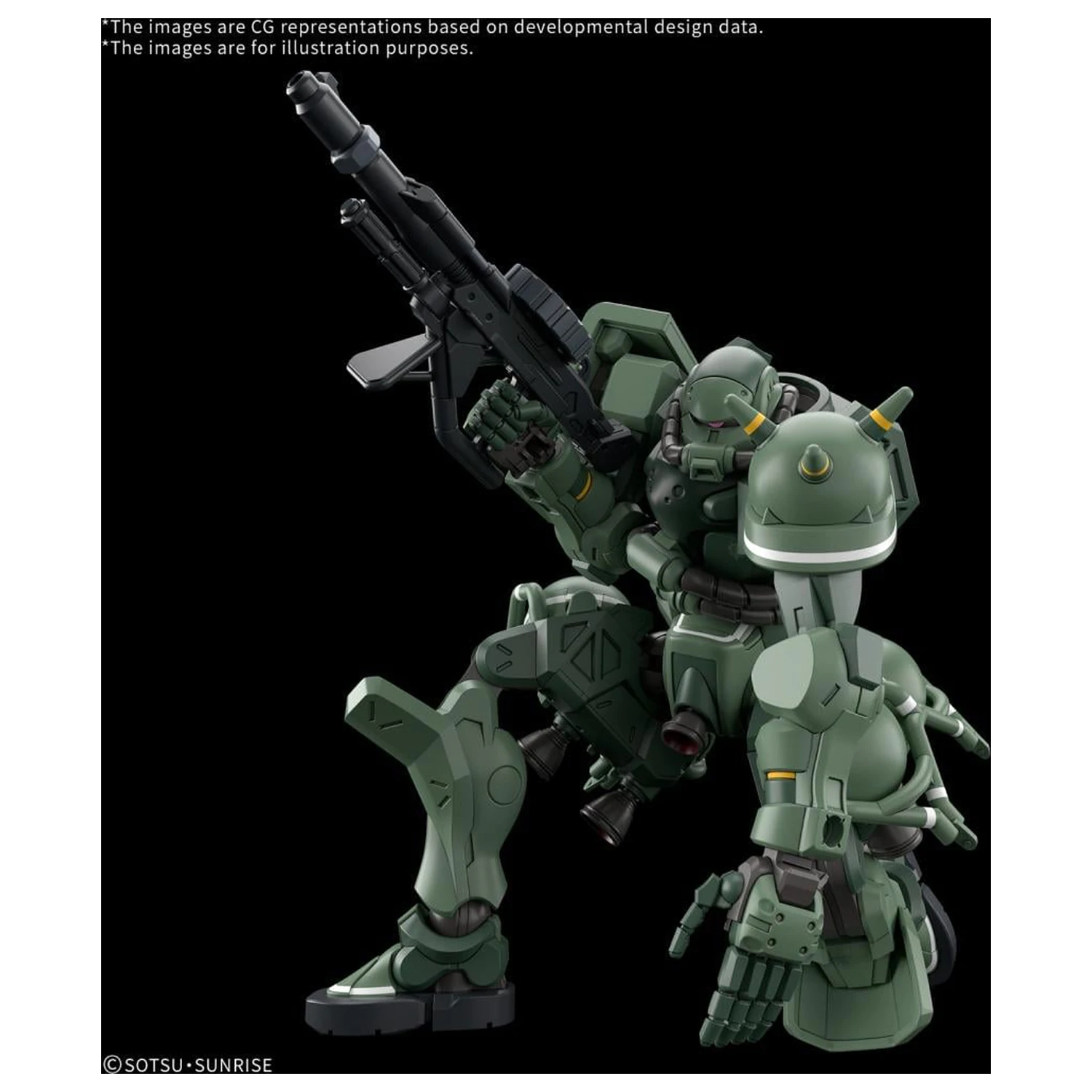 GUNDAM HG 1/144 Zaku (GQ) Komplet modela fotografija proizvoda