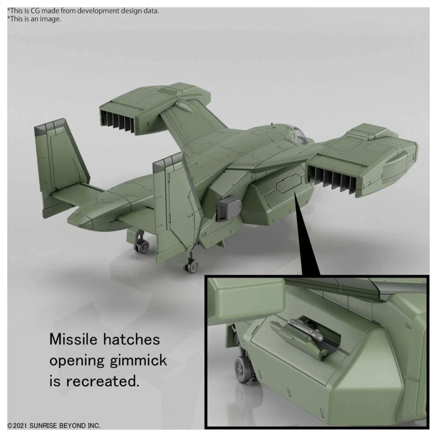 Gundam HG 1/72 V-33 Stork Carrier Set modela fotografija proizvoda