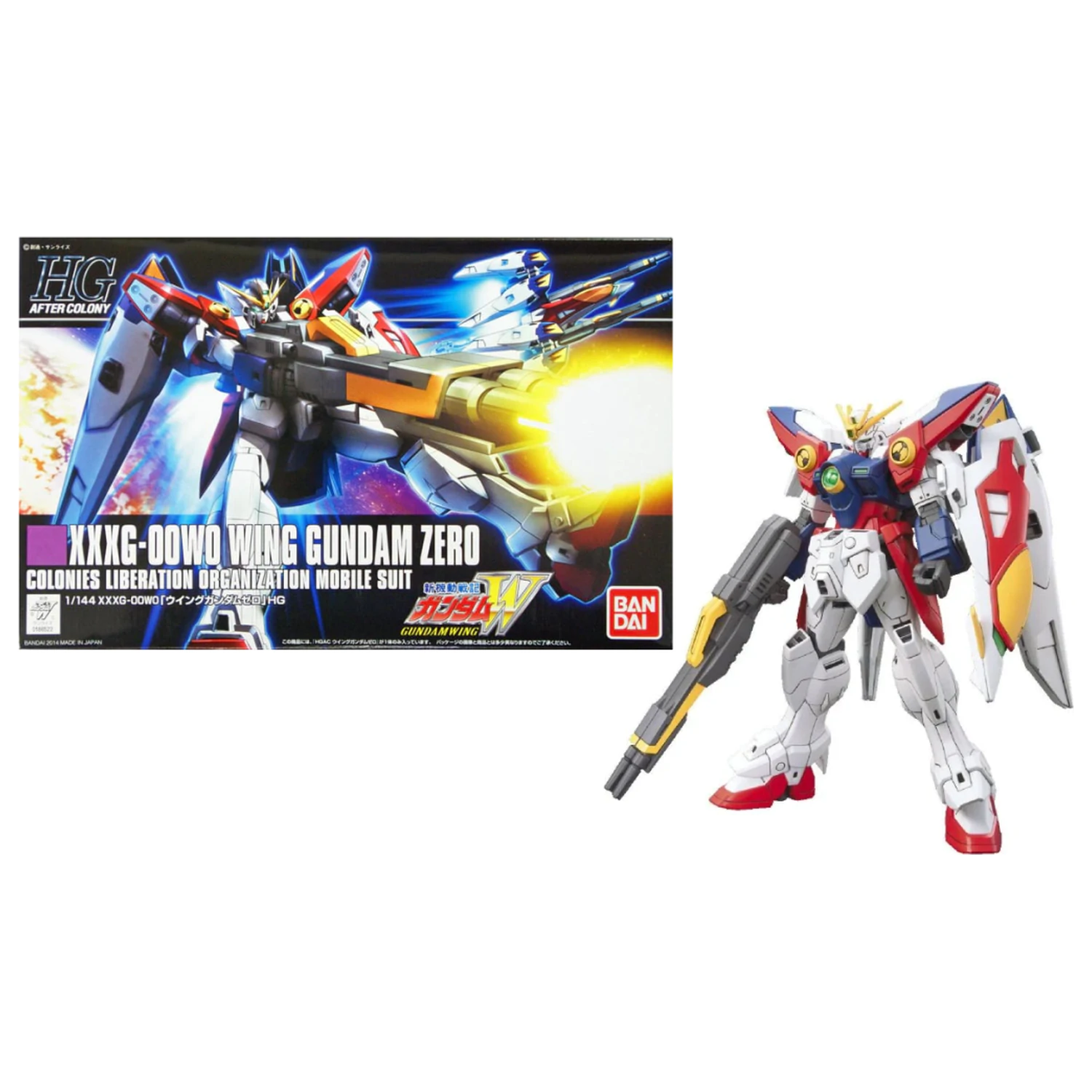 GUNDAM HGAC Wing Gundam Zero Model kit fotografija proizvoda
