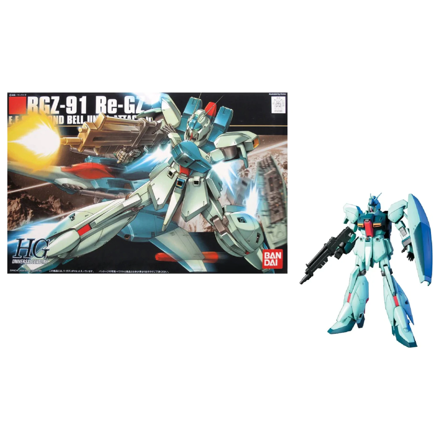 Gundam HGUC 1/144 Re-GZ RGZ-91 komplet modela fotografija proizvoda