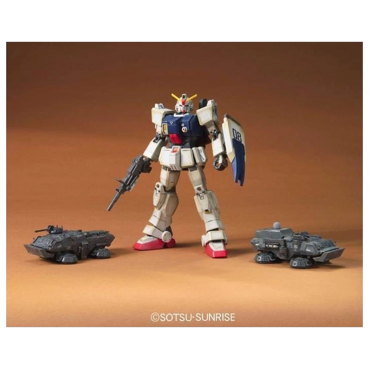 Gundam HGUC 1/144 RX-79(G) Gundam The Ground War Set komplet fotografija proizvoda