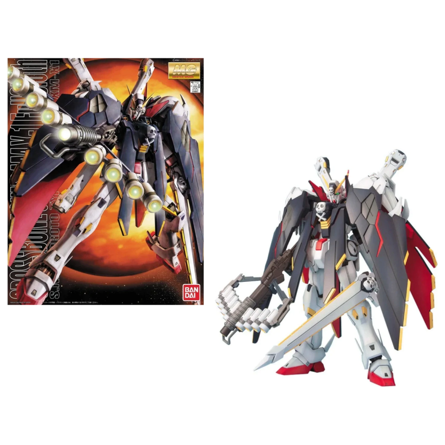 GUNDAM MG 1/100 Crossbone Full Cloth Gundam Komplet modela fotografija proizvoda