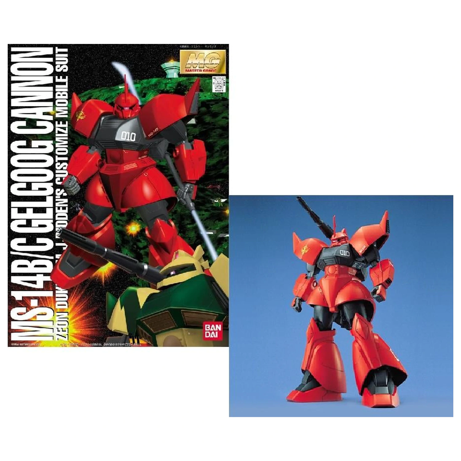 Gundam MG 1/100 Gelgoog Cannon Model Kit fotografija proizvoda