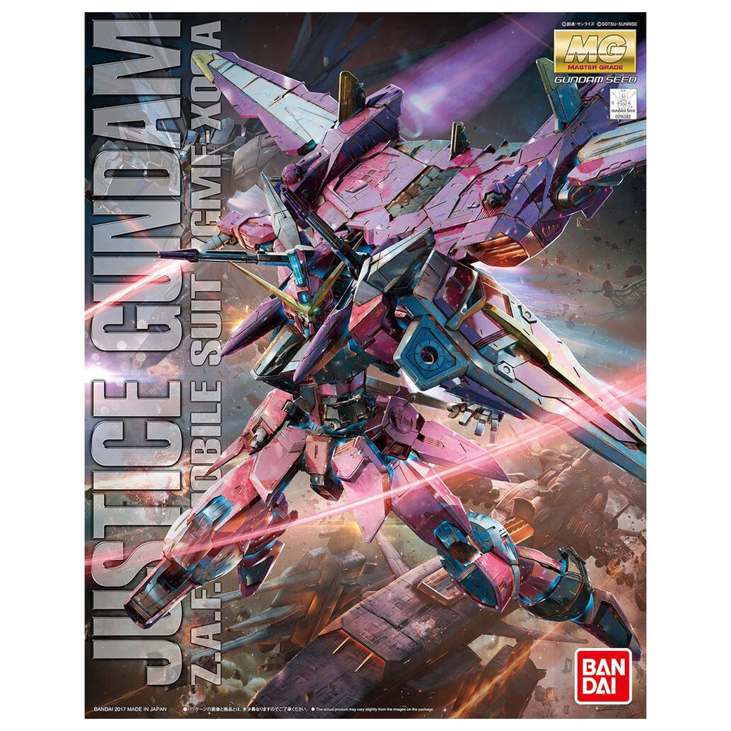 Model kit MG 1/100 Justice Gundam fotografija proizvoda