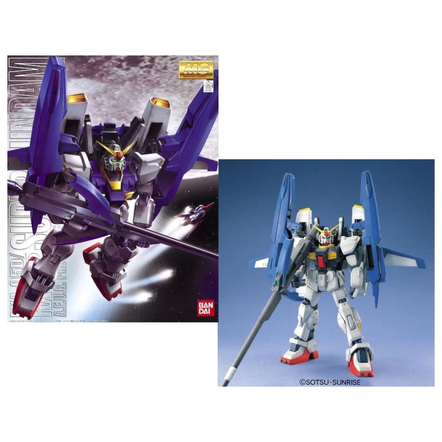 Gundam MG 1/100 Super Gundam plasticni model fotografija proizvoda