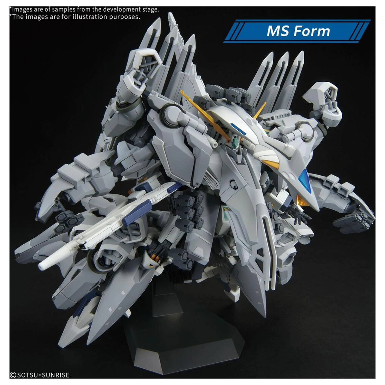 Gundam MSG: Hathaway: The Sorcery of Nymph Circe HG 1/144 Alyzeus model kit 25cm fotografija proizvoda