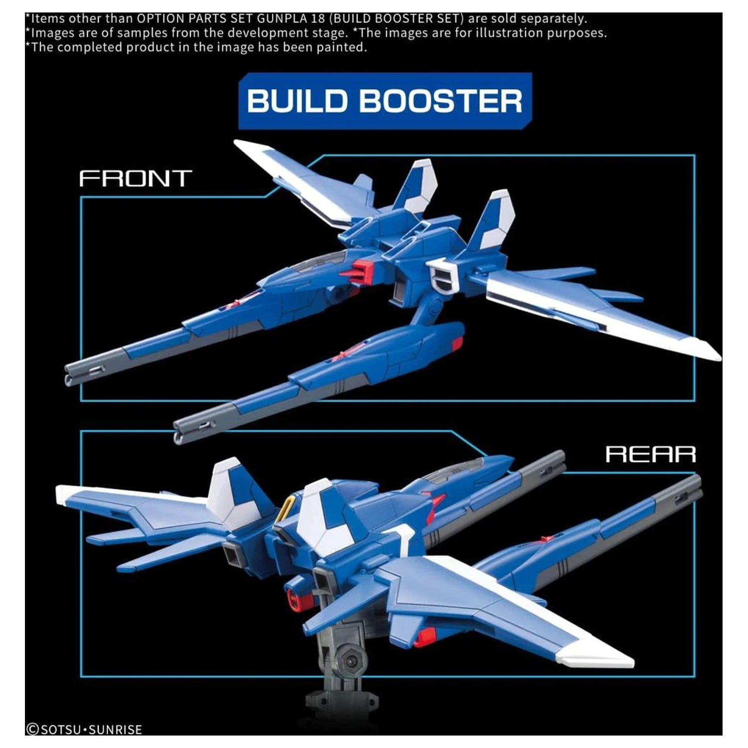 GUNDAM Dodatni dijelovi Set Gunpla 18 (Build Booster Set) Model kit fotografija proizvoda