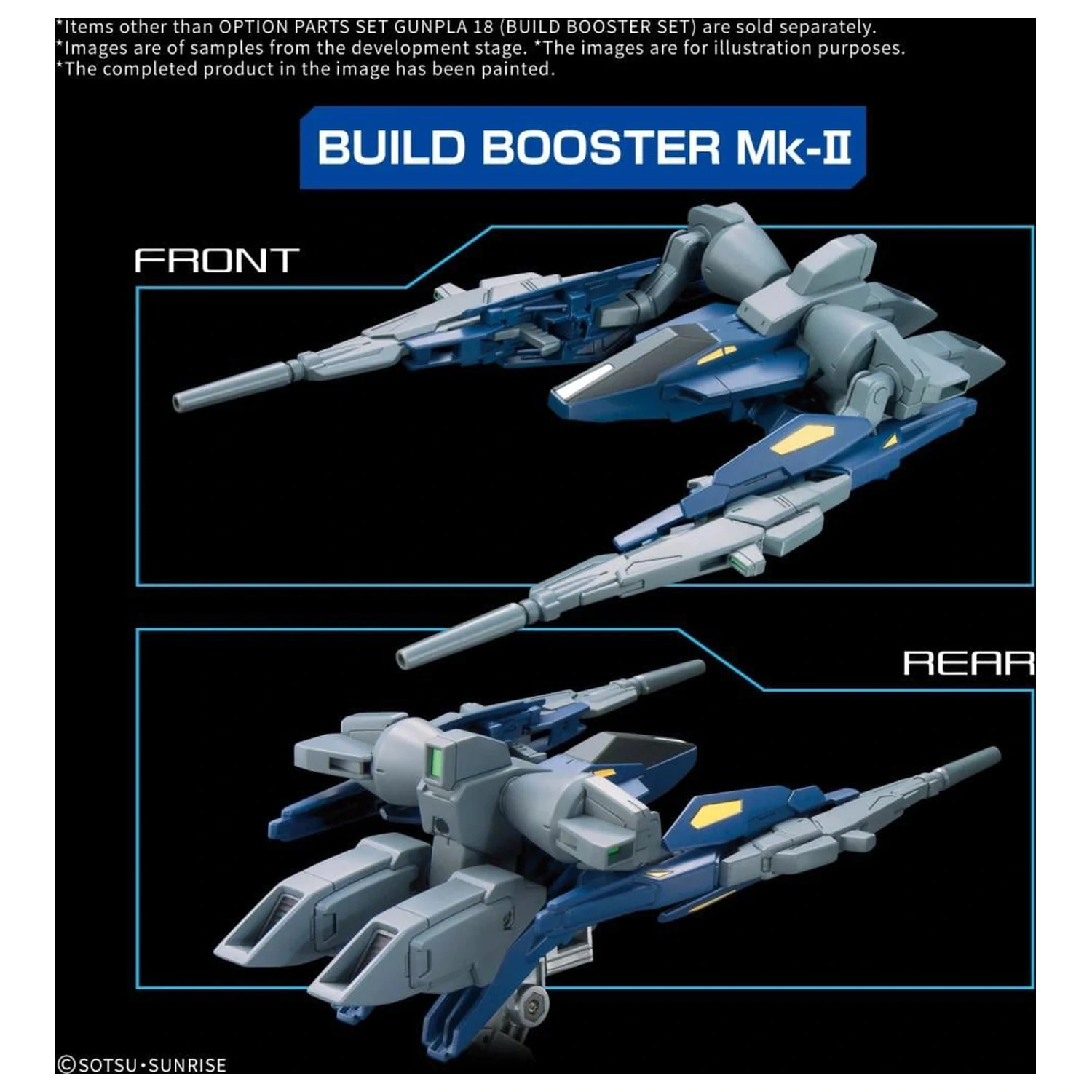 GUNDAM Dodatni dijelovi Set Gunpla 18 (Build Booster Set) Model kit fotografija proizvoda
