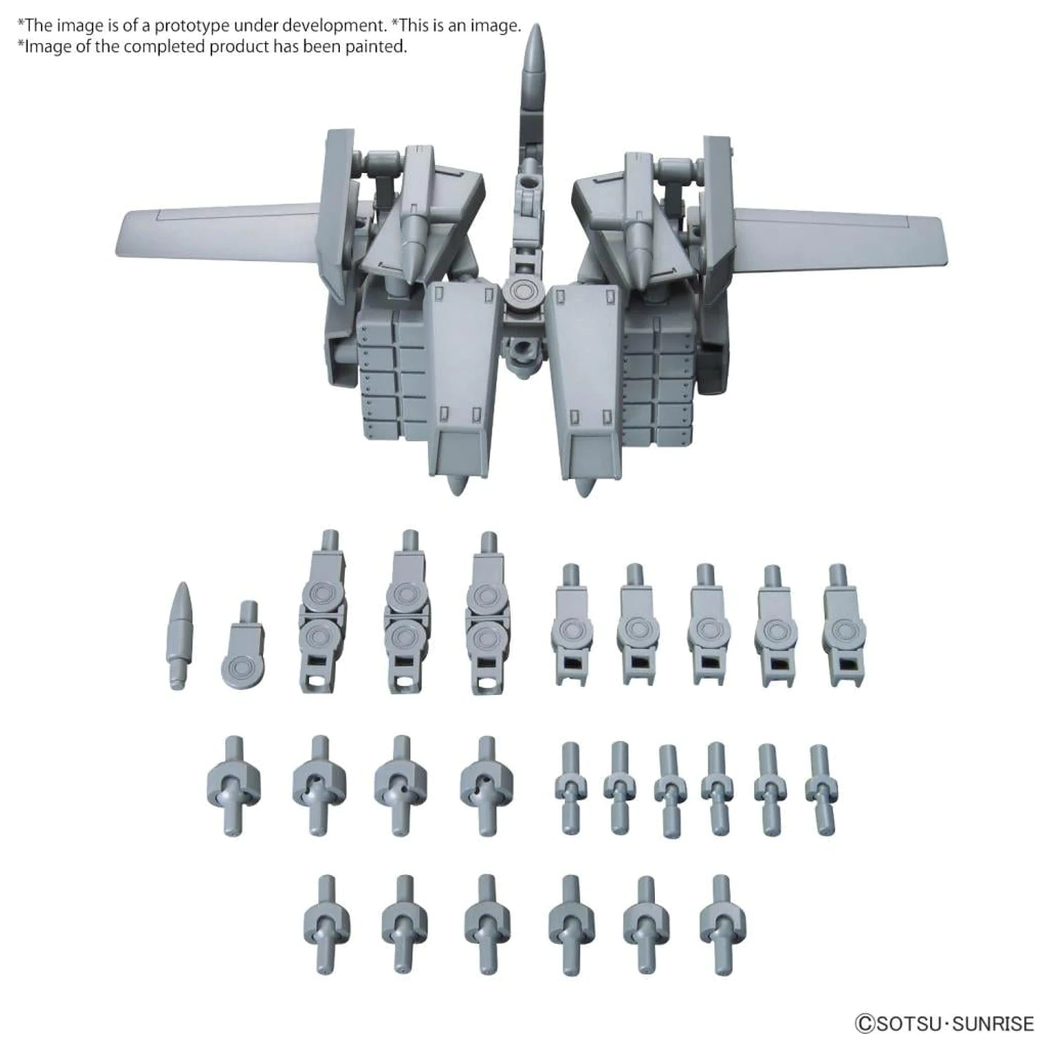GUNDAM Opcijski dijelovi Set Gunpla 08 (Ballden Arm Arms) model komplet fotografija proizvoda