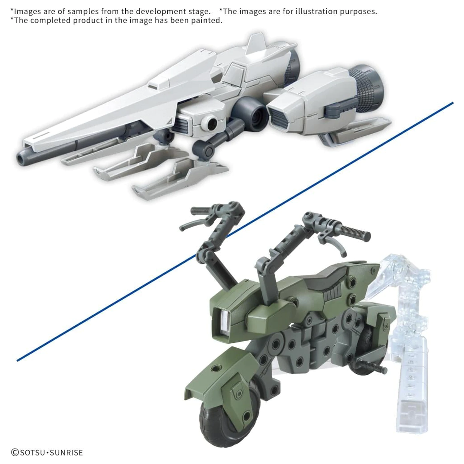 Gundam Option Parts Set Gunpla 20 (Ride-on Set) komplet modela fotografija proizvoda