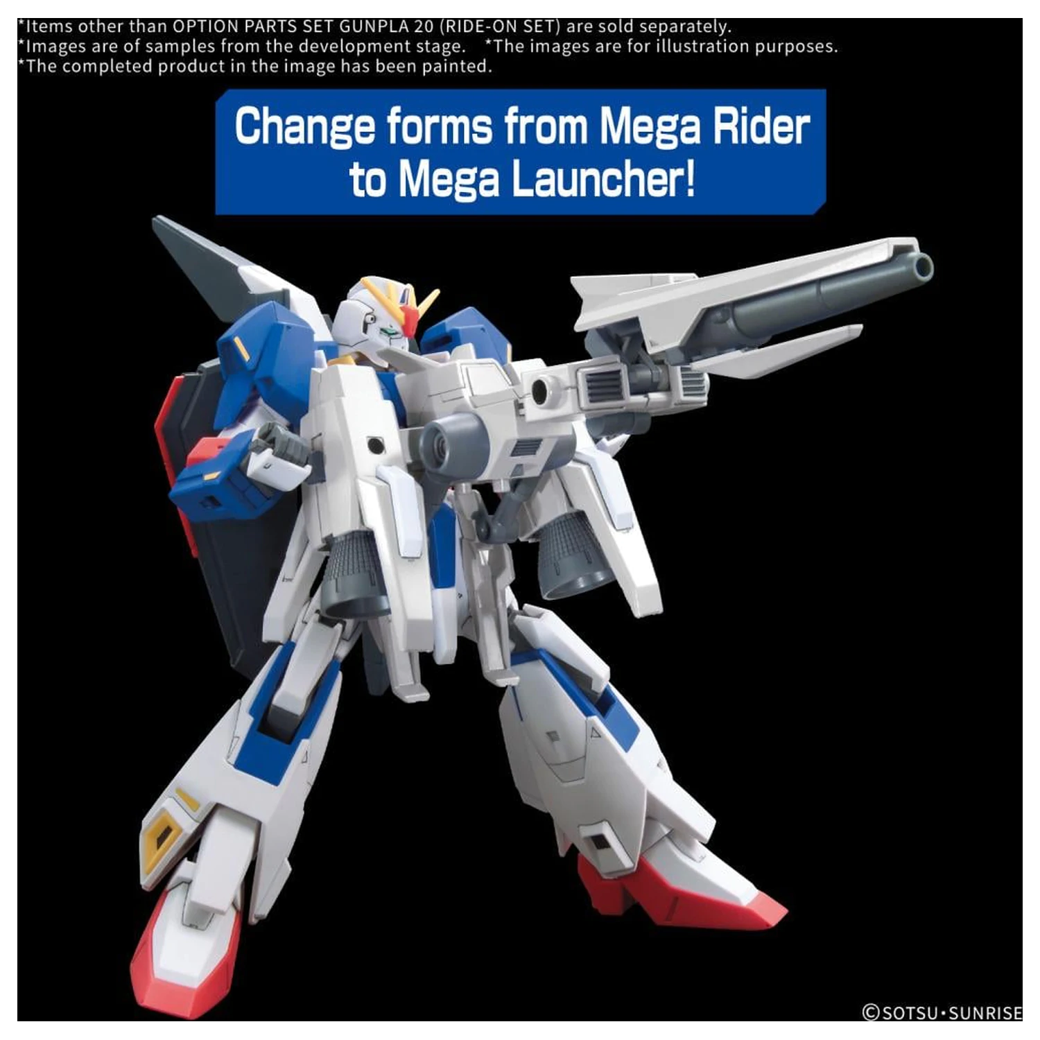 Gundam Option Parts Set Gunpla 20 (Ride-on Set) komplet modela fotografija proizvoda