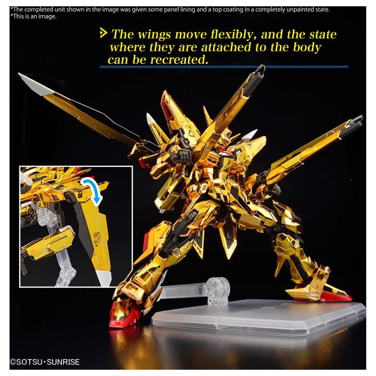 Gundam RG 1/144 Akatsuki Gundam Oowashi Unit komplet modela fotografija proizvoda