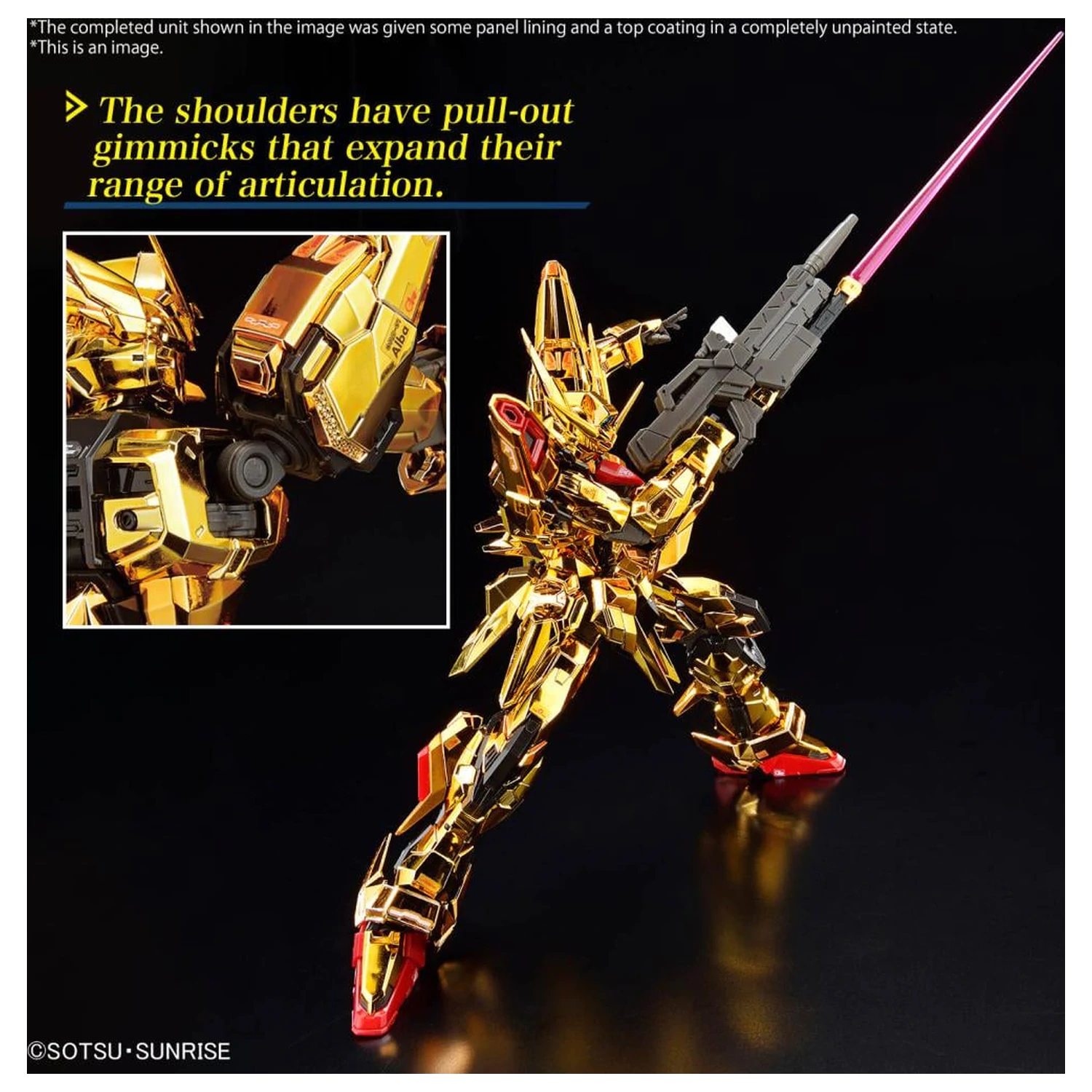 Gundam RG 1/144 Akatsuki Gundam Oowashi Unit komplet modela fotografija proizvoda