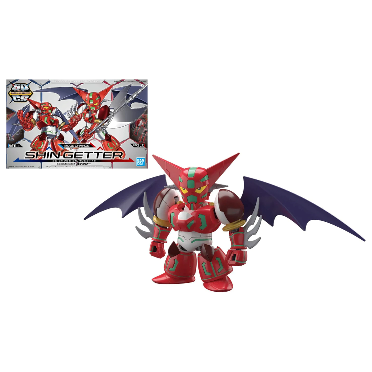 GUNDAM SD Cross Silhouette Shin Getter Set modela fotografija proizvoda