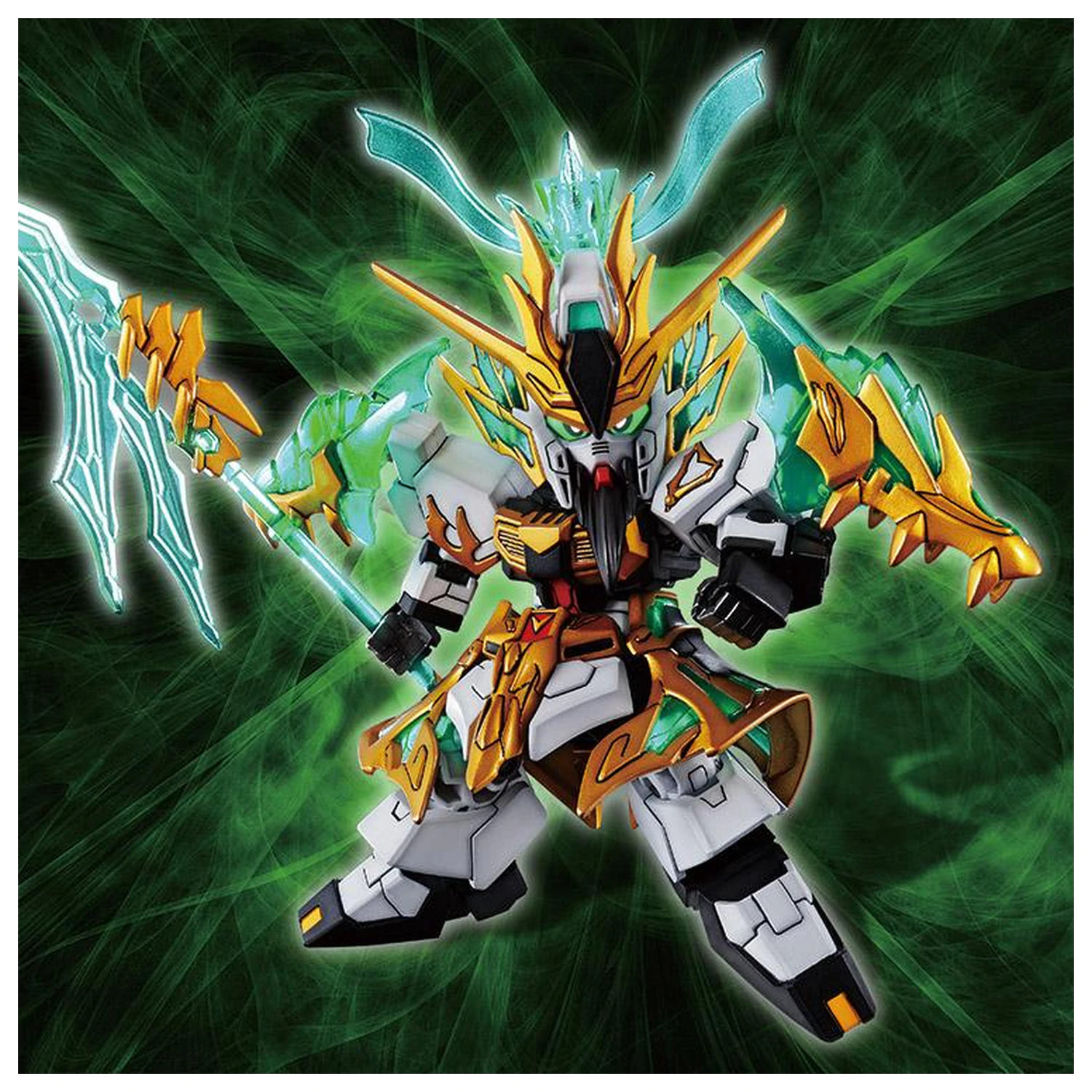 Gundam SD Sangoku Soketsuden Guan Yu Yun Chang Nu Gundam komplet modela fotografija proizvoda