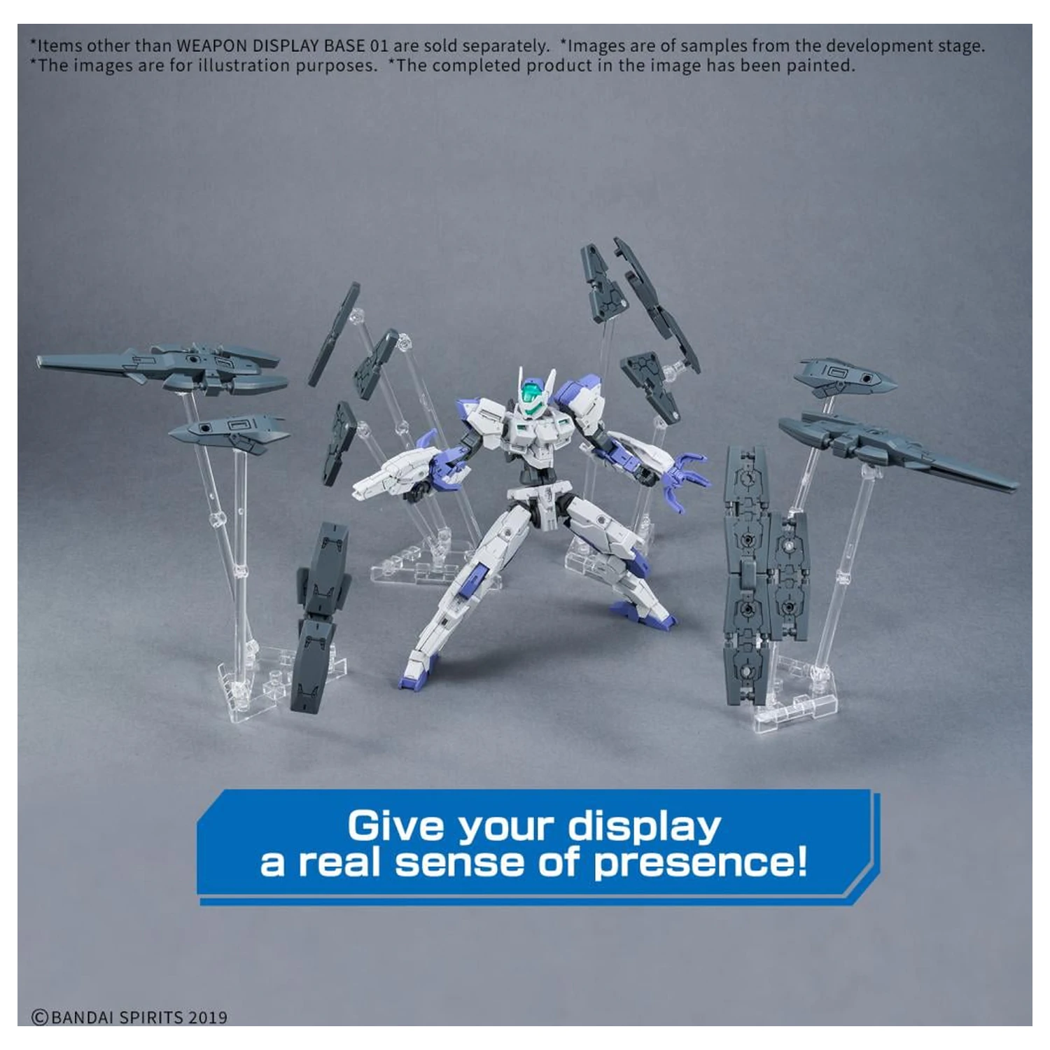 Gundam Weapon Display Baza za Oružje 01 Model Kit fotografija proizvoda