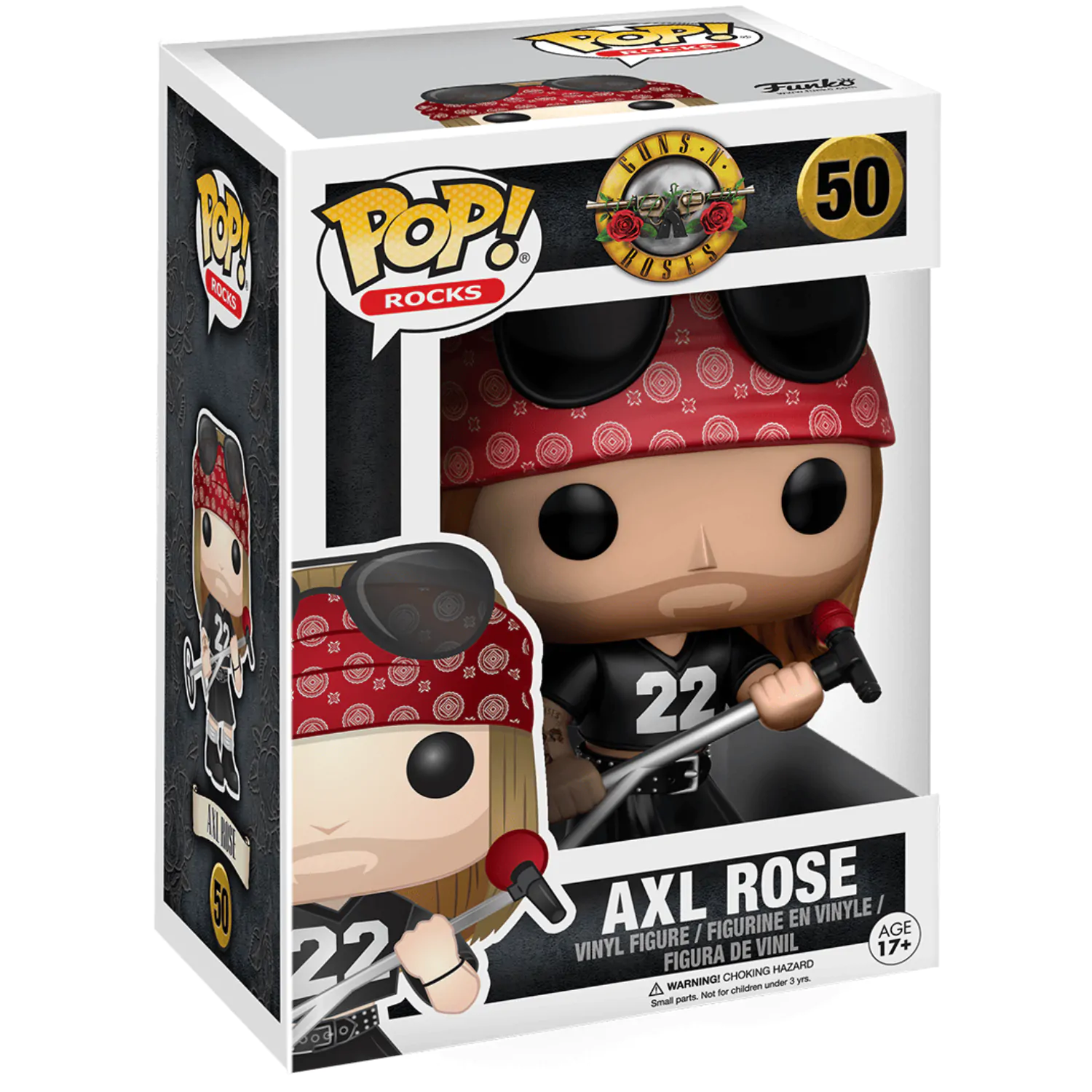 Guns N´ Roses POP! Rocks Vinyl Figura Axl Rose 9 cm fotografija proizvoda