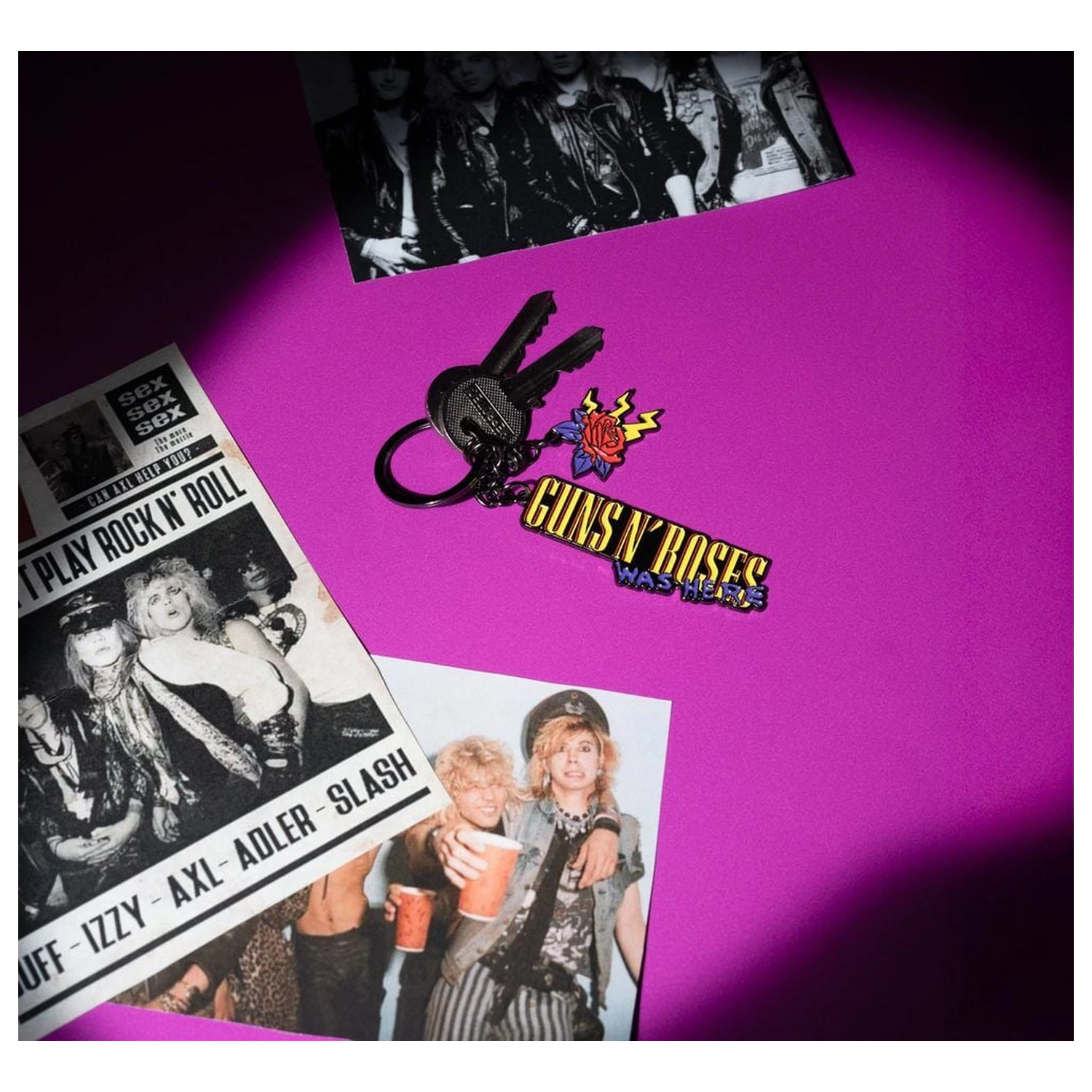 Guns N Roses privjesak za ključeve fotografija proizvoda