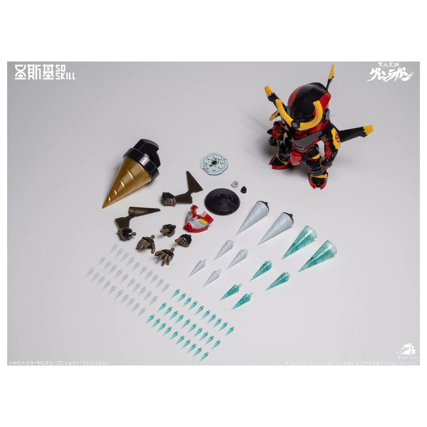 Gurren Lagann Chibi komplet modela u chibi stilu super artikuliran, 13 cm fotografija proizvoda
