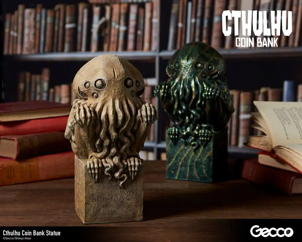 H.P. Lovecraft Cthulhu Mythos kasica u obliku statue Cthulhu (Original Color) 24 cm fotografija proizvoda