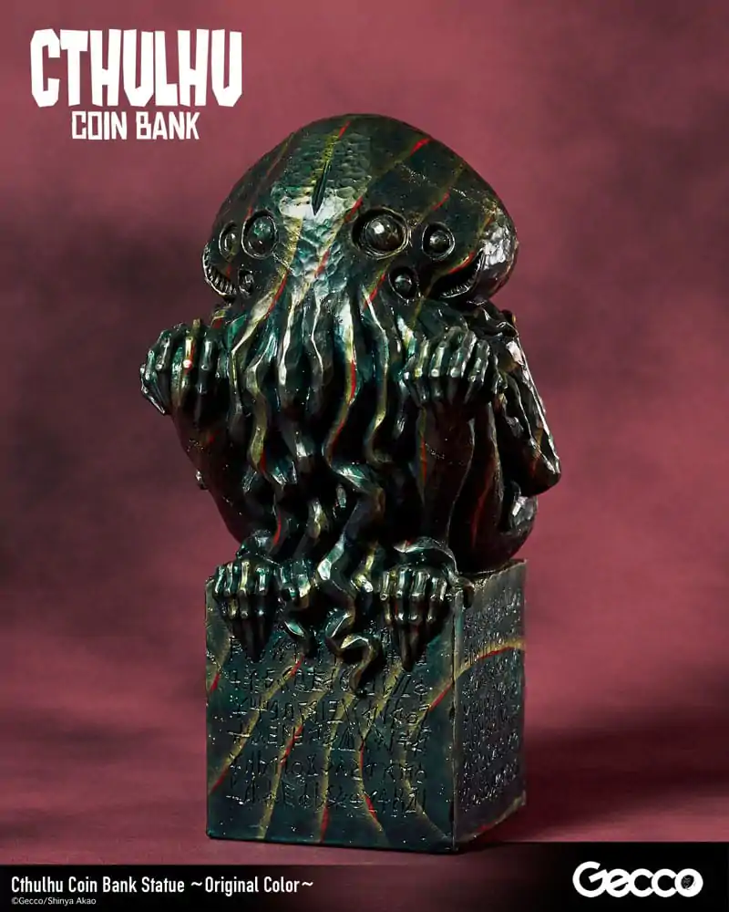 H.P. Lovecraft Cthulhu Mythos kasica u obliku statue Cthulhu (Original Color) 24 cm fotografija proizvoda