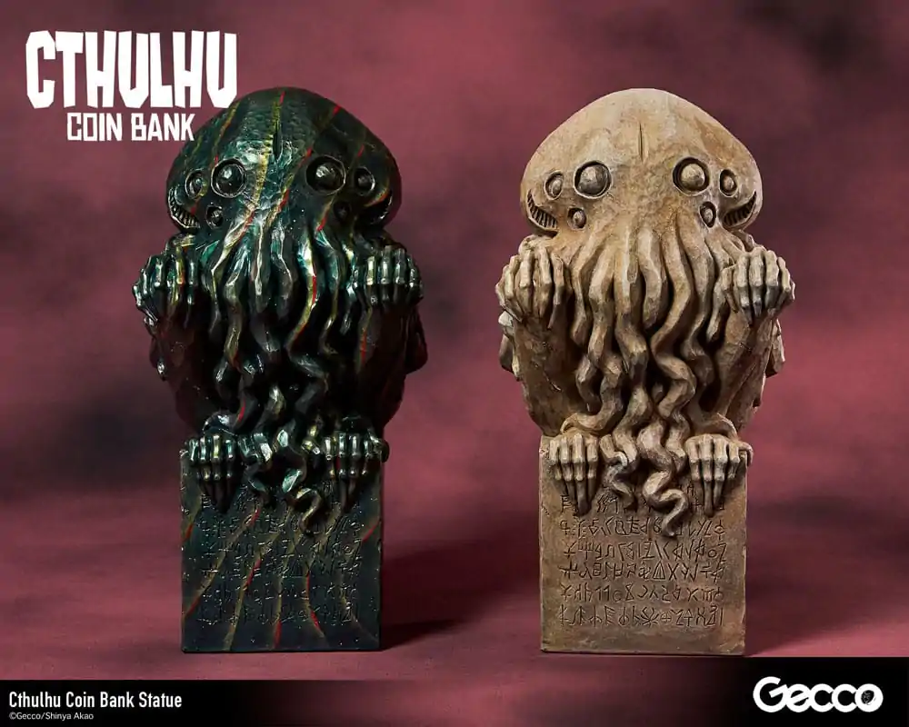 H.P. Lovecraft Cthulhu Mythos kasica u obliku statue Cthulhu (Original Color) 24 cm fotografija proizvoda