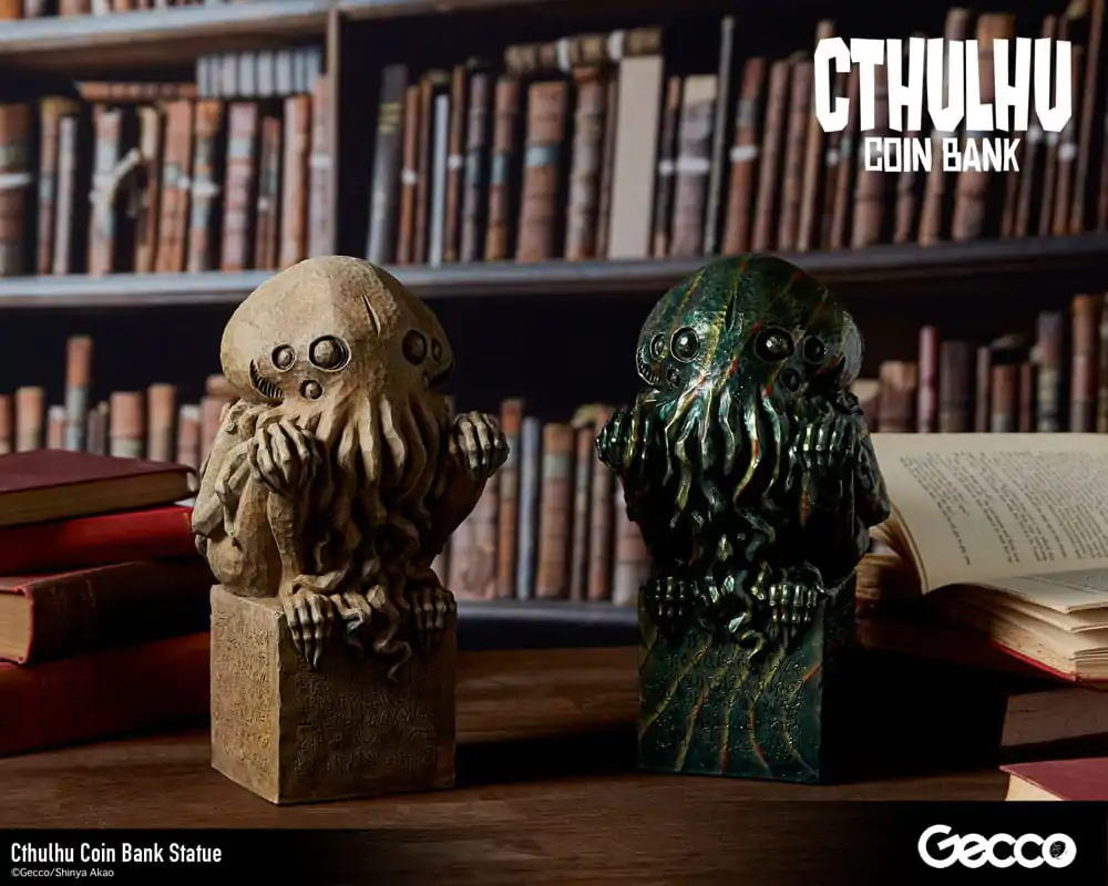 H.P. Lovecraft Cthulhu Mythos kasica u obliku statue Cthulhu (Original Color) 24 cm fotografija proizvoda