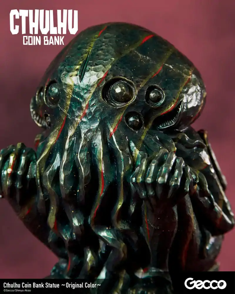 H.P. Lovecraft Cthulhu Mythos kasica u obliku statue Cthulhu (Original Color) 24 cm fotografija proizvoda