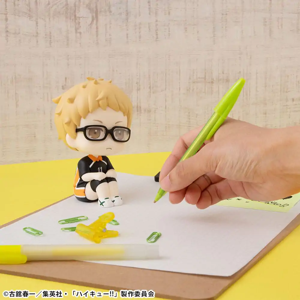 Haikyu!! Look Up PVC kipić Kei Tsukishima Uniform Ver. 11 cm fotografija proizvoda
