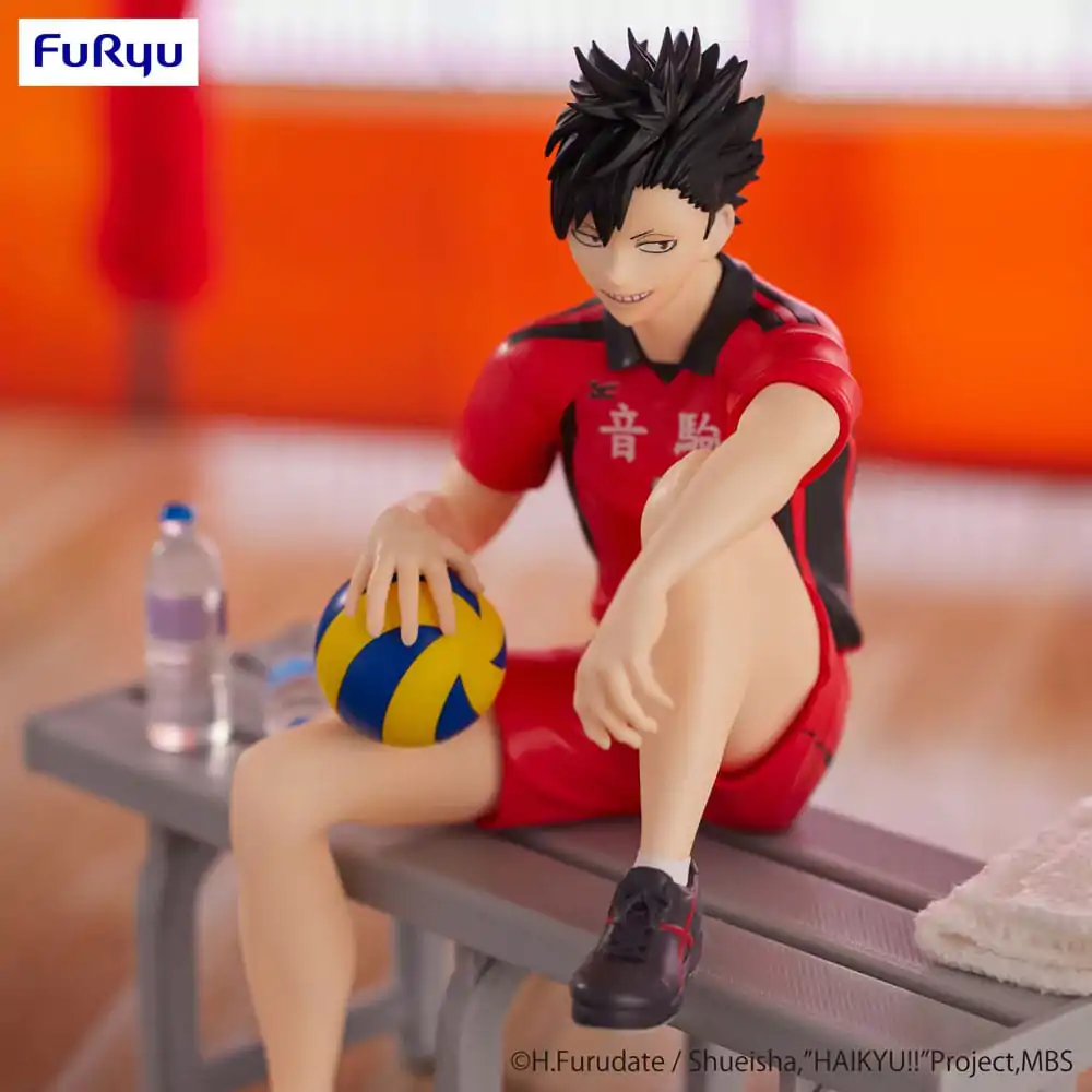 Haikyu!! Držač za rezance PVC Kipić Tetsuro Kuroo 14 cm fotografija proizvoda