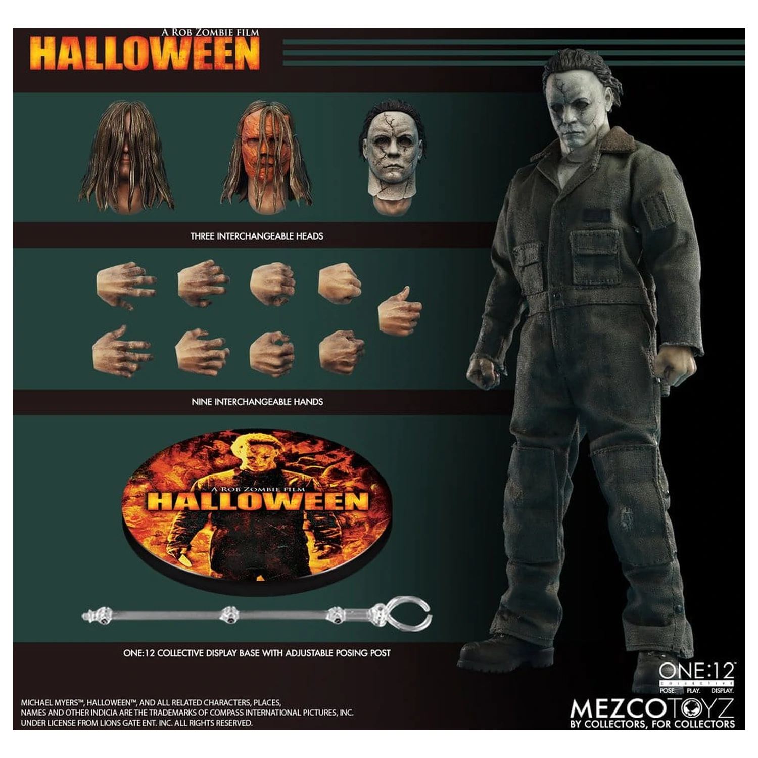 Halloween (2007) One:12 Collective akcijska figura 1/12 Michael Myers 17 cm fotografija proizvoda