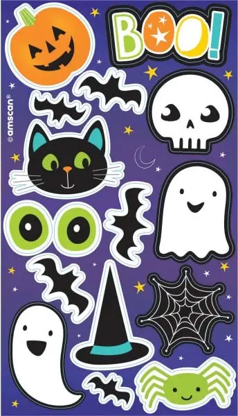 Halloween Naljepnica 4 Lista fotografija proizvoda