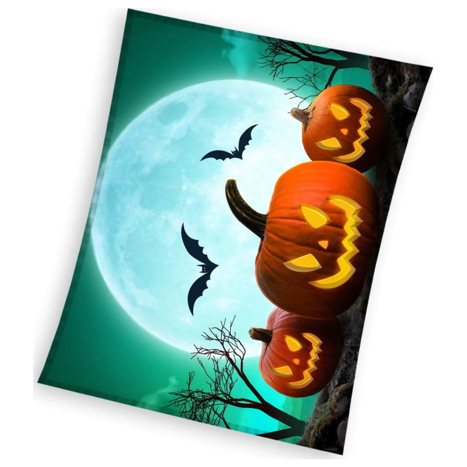 Halloween Moon Fleece deka fotografija proizvoda