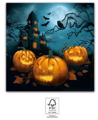 Halloween Sensations salvete 20 kom 33x33 cm FSC fotografija proizvoda
