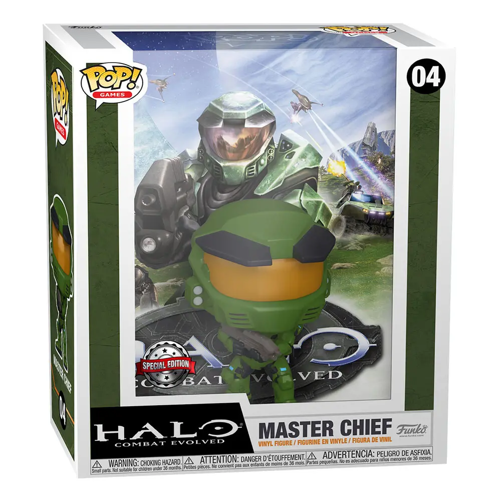 Halo POP! Game Cover Vinyl Figure Master Chief 9 cm fotografija proizvoda