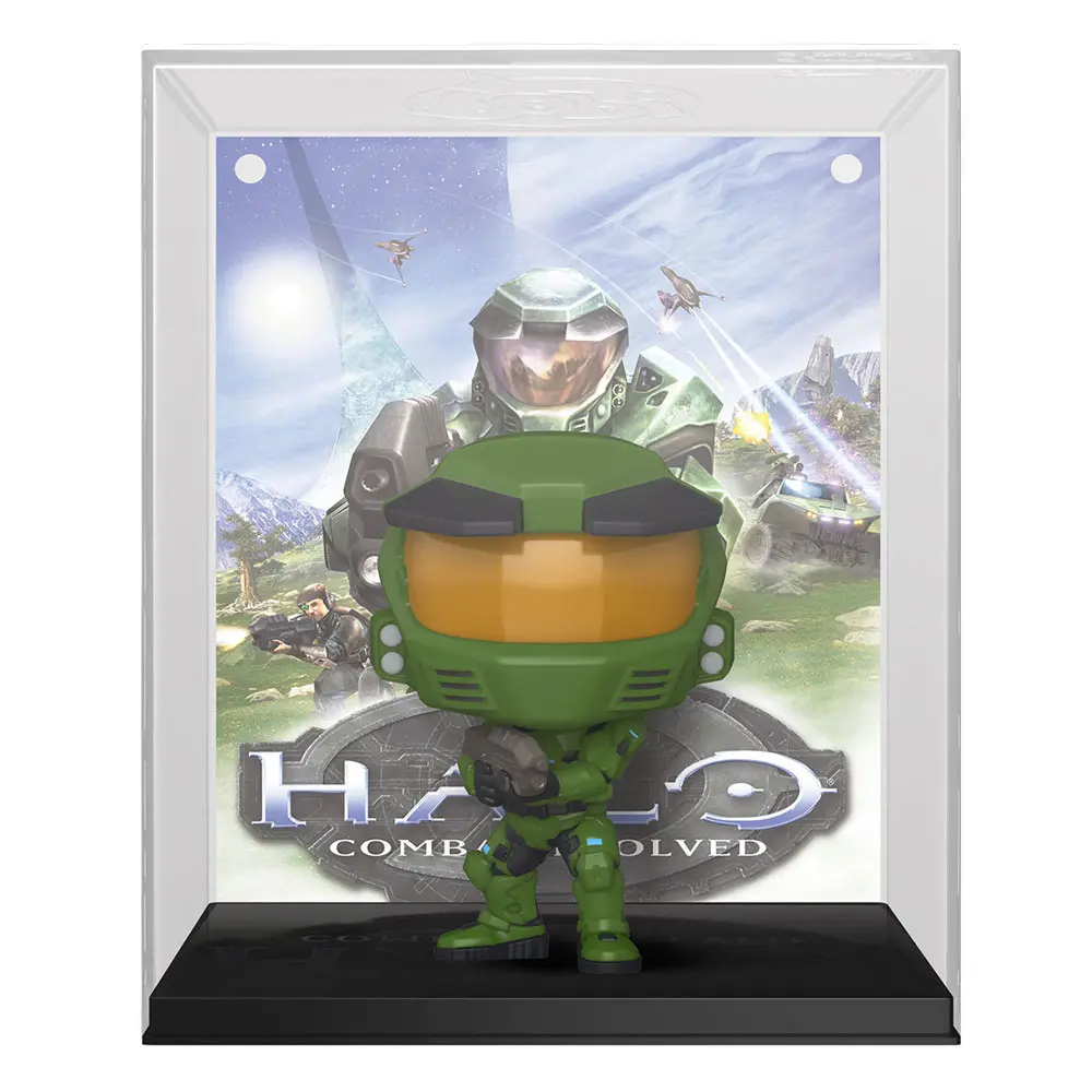 Halo POP! Game Cover Vinyl Figure Master Chief 9 cm fotografija proizvoda
