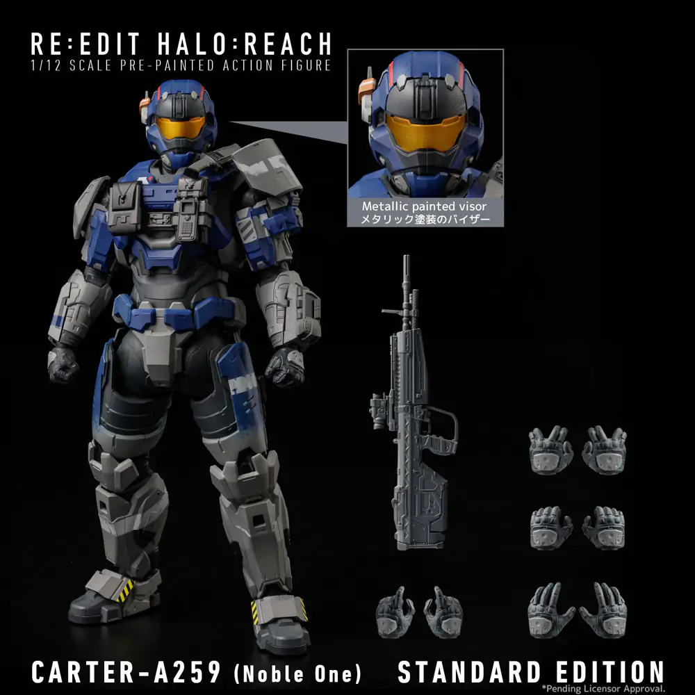 Halo:Reach akcijska figura 1/12 Carter-A259 (Noble one) 17 cm fotografija proizvoda
