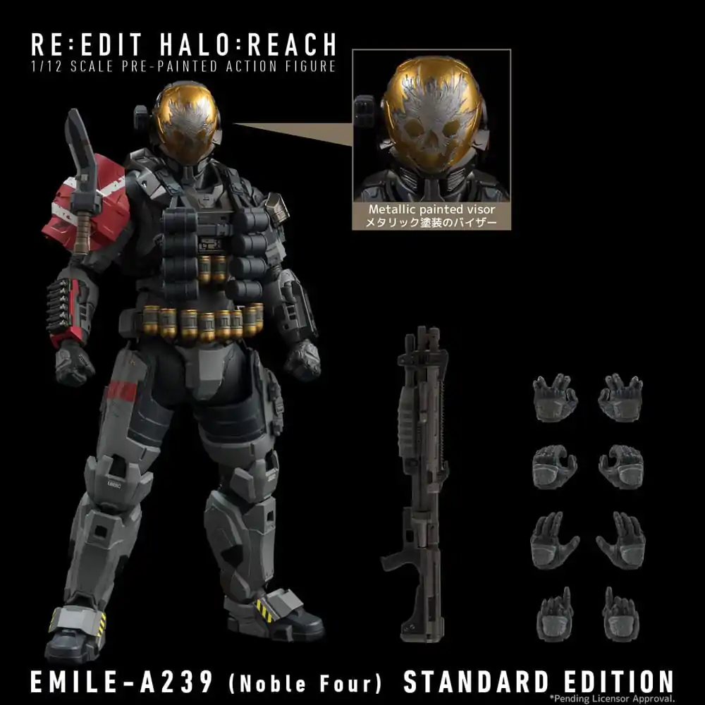 Halo: Reach Akcijska Figura 1/12 Emile-A239 (Noble Four) 18 cm fotografija proizvoda