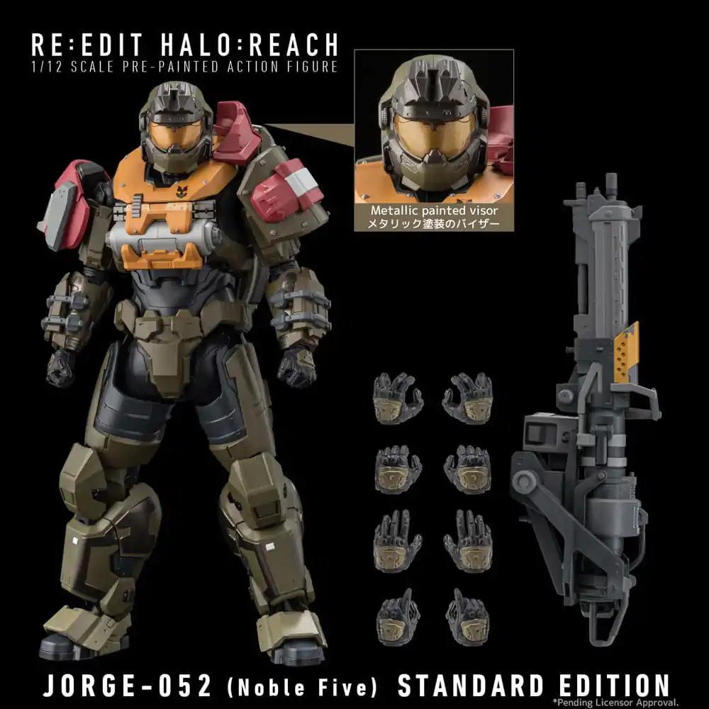 Halo: Reach akcijska figura 1/12 Jorge-052 (Noble Four) 19 cm fotografija proizvoda