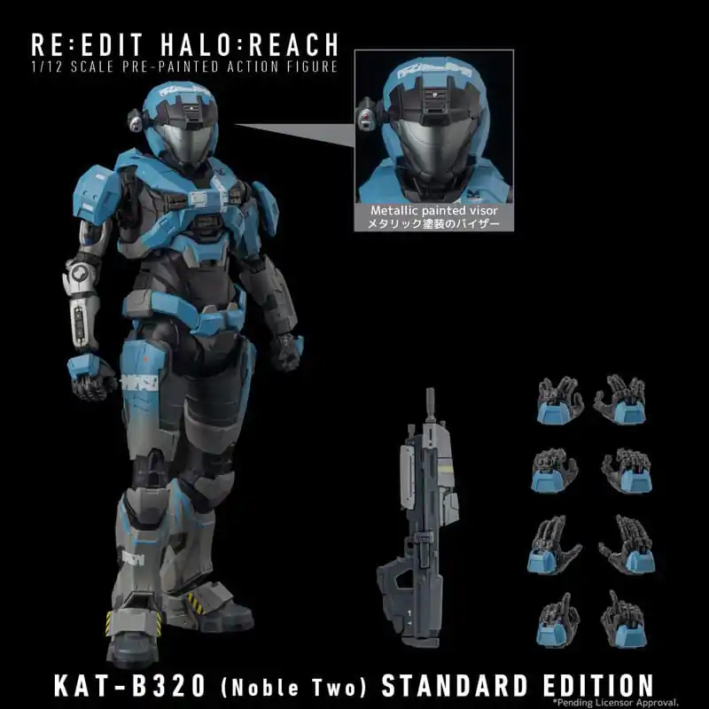 Halo: Reach akcijska figura 1/12 Kat-B320 (Noble Four) 18 cm fotografija proizvoda