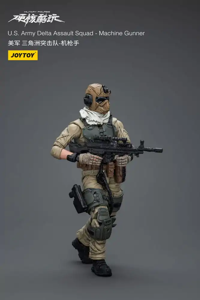 Hardcore Coldplay akcijska figura 1/18 U.S. Army Delta Assault Squad Machine Gunner 11 cm fotografija proizvoda