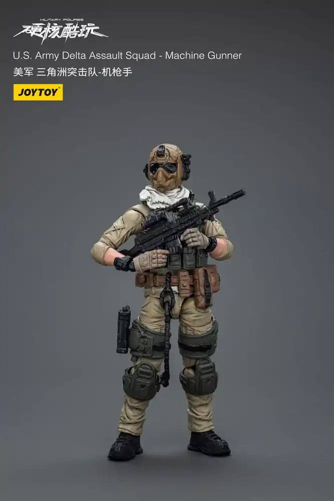 Hardcore Coldplay akcijska figura 1/18 U.S. Army Delta Assault Squad Machine Gunner 11 cm fotografija proizvoda