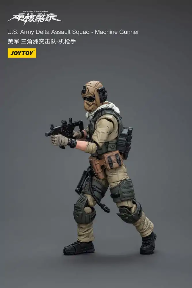 Hardcore Coldplay akcijska figura 1/18 U.S. Army Delta Assault Squad Machine Gunner 11 cm fotografija proizvoda