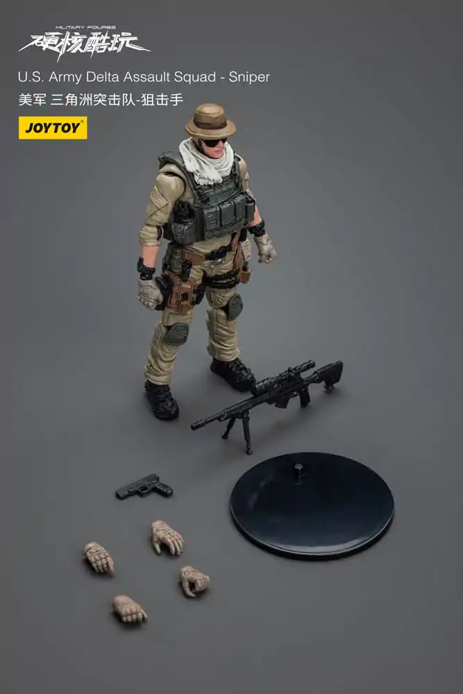 Hardcore Coldplay akcijska figura 1/18 U.S. Army Delta Assault Squad Snajper 11 cm fotografija proizvoda