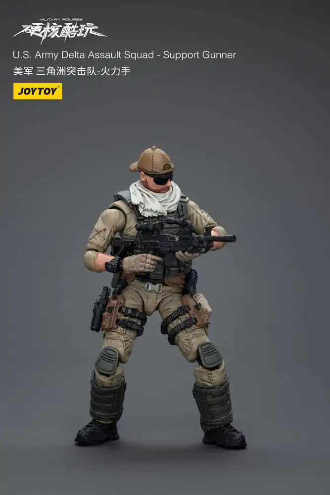 Hardcore Coldplay akcijska figura 1/18 U.S. Army Delta Assault Squad Support Gunner 11 cm fotografija proizvoda