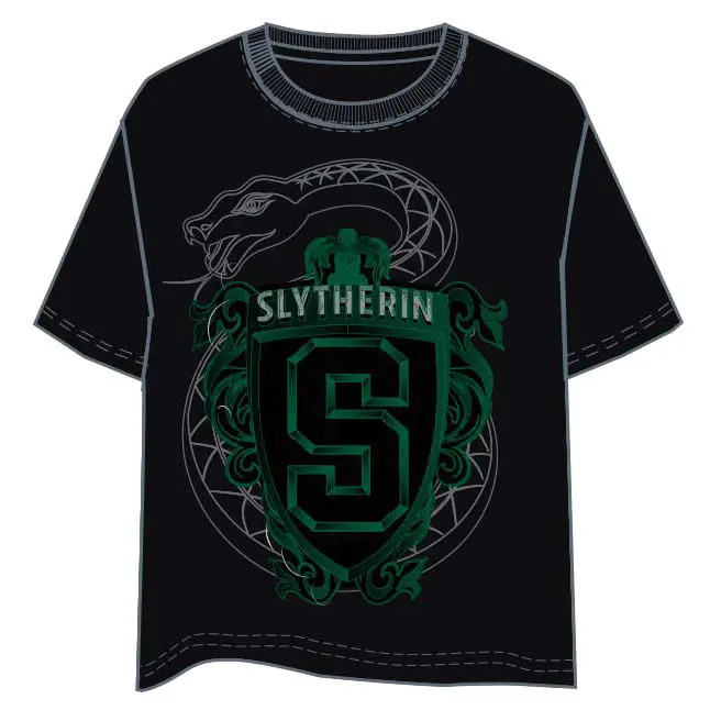 Harry Potter Slytherin odrasla majica fotografija proizvoda