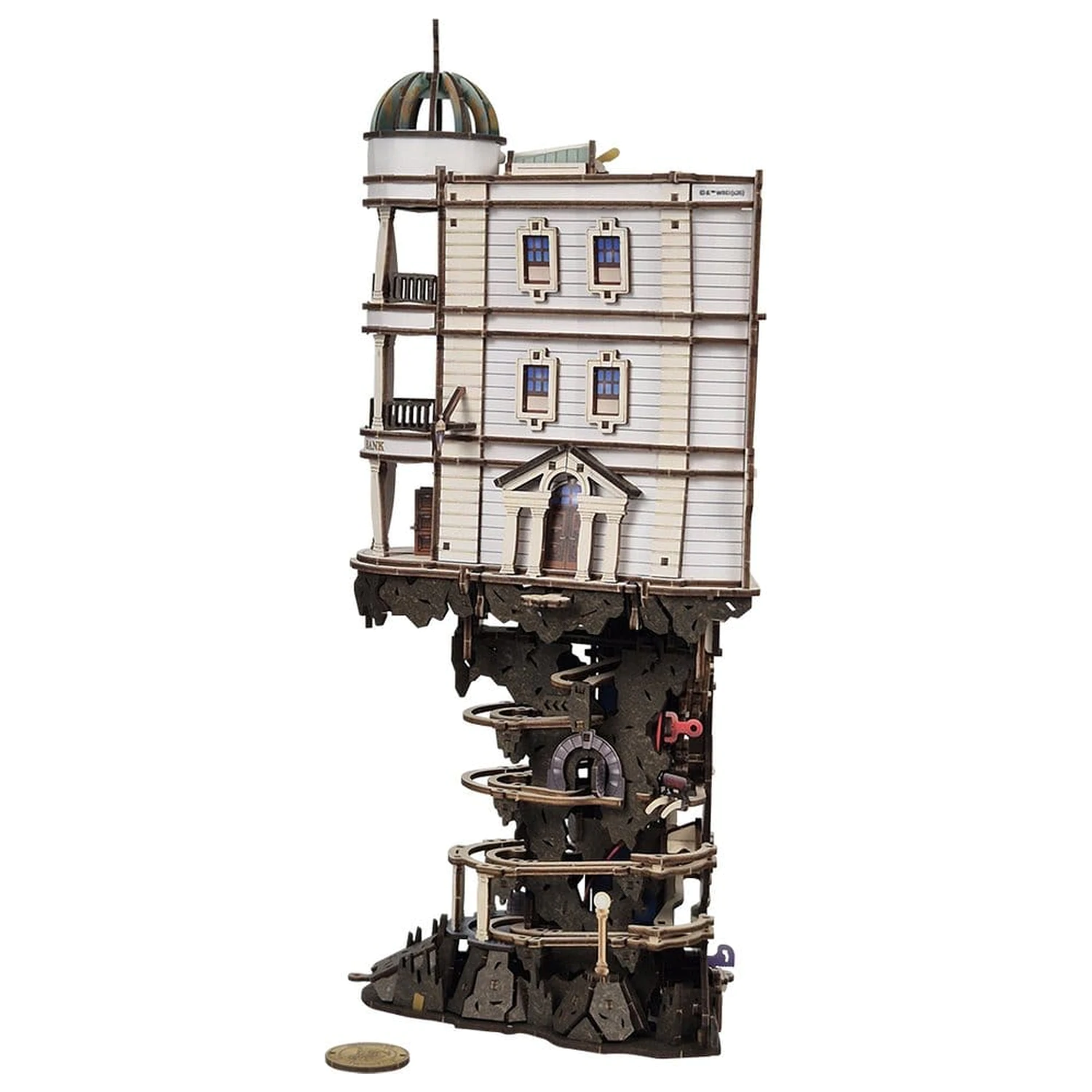 Harry Potter 3D drvena slagalica Gringotts Bank Marble Run fotografija proizvoda