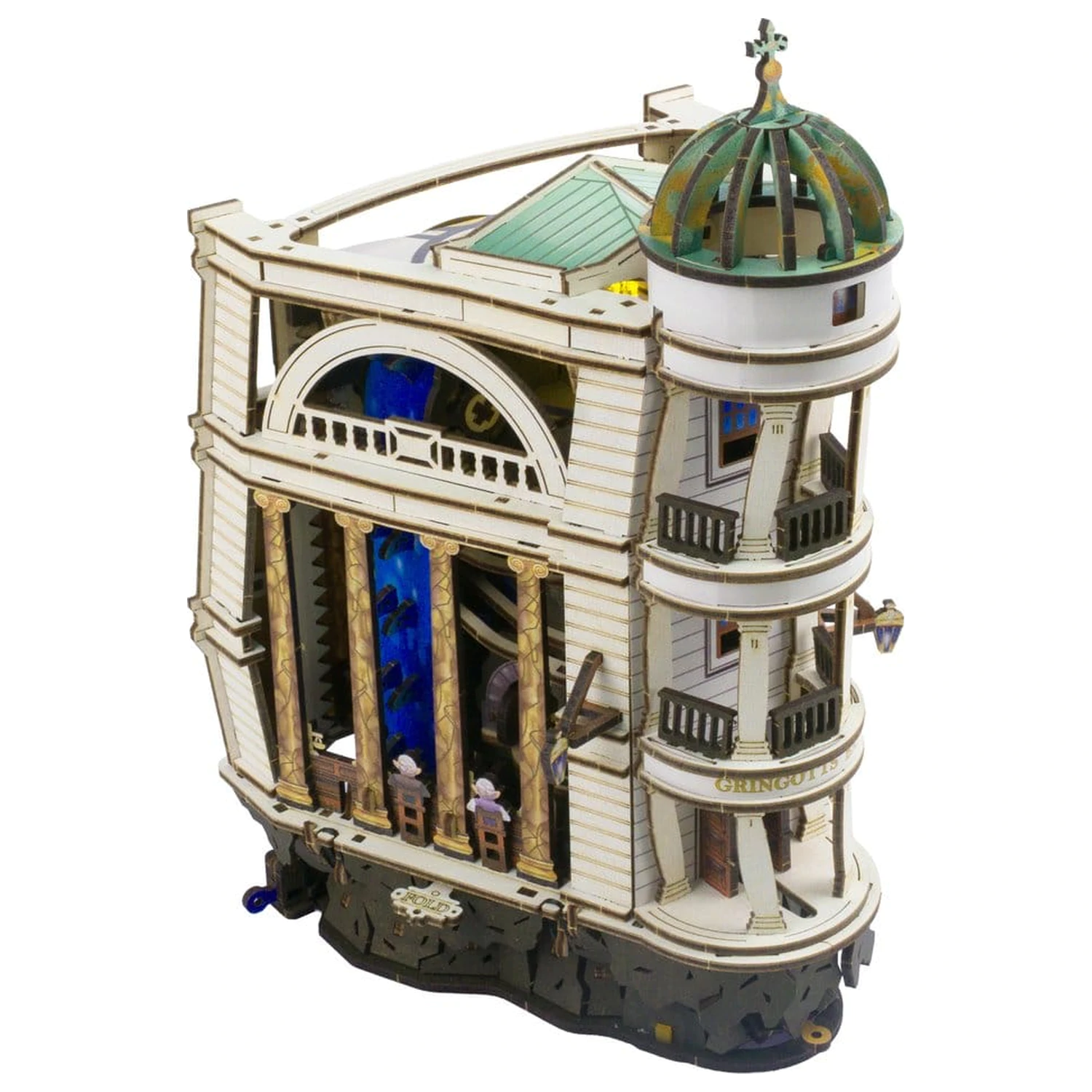 Harry Potter 3D drvena slagalica Gringotts Bank Marble Run fotografija proizvoda